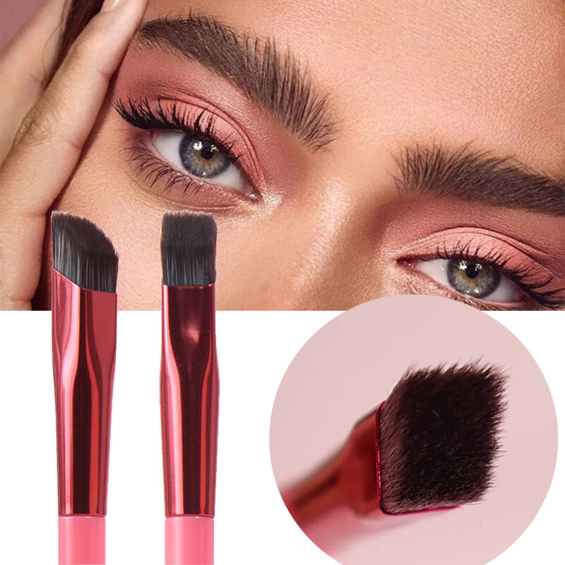 Multi-function Eyebrow Brush Square Painting Hairline Eyebrow Paste Brushes 3D Wild Eyebrow Brush Women Contour Eyeshadow Makeup