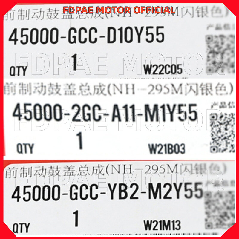 Conjunto tampa do tambor freio dianteiro para Wuyang Honda Wh125t-9a-10