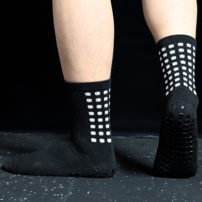 Fußball Slip Fußball Anti Socken Baumwolle neue Männer Sport Griff Socken Calcetines