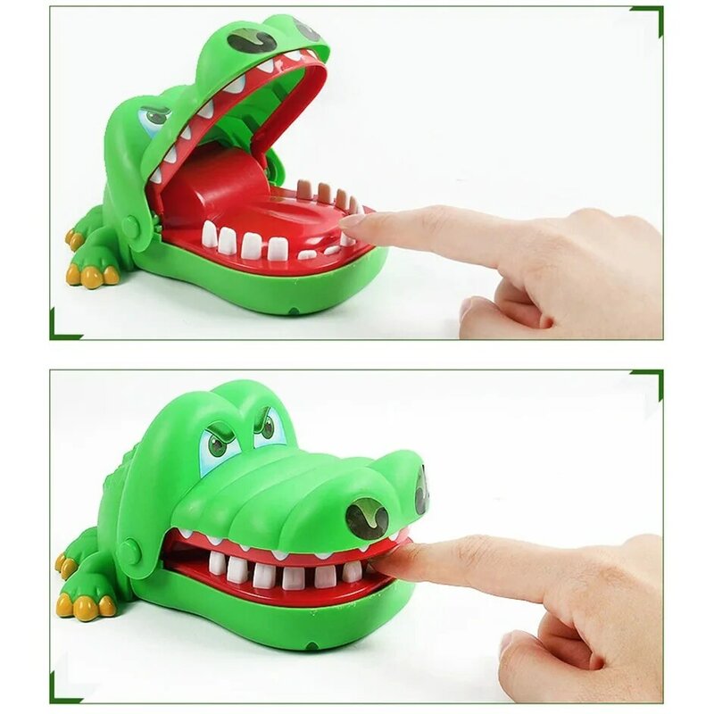 Krokodil zähne Spielzeug Alligator beißen Finger Zahnarzt Spiele Witze Spiel des Glücks Streiche Kinderspiel zeug lustige Urlaubs party Familien spiele