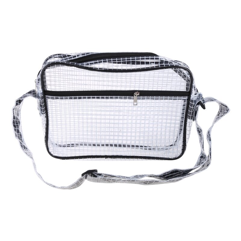 Anti-static Cleanroom Engineer Bag for Semiconductor Cleanroom Clear PVC Bags Satchel Crossbody Messenger