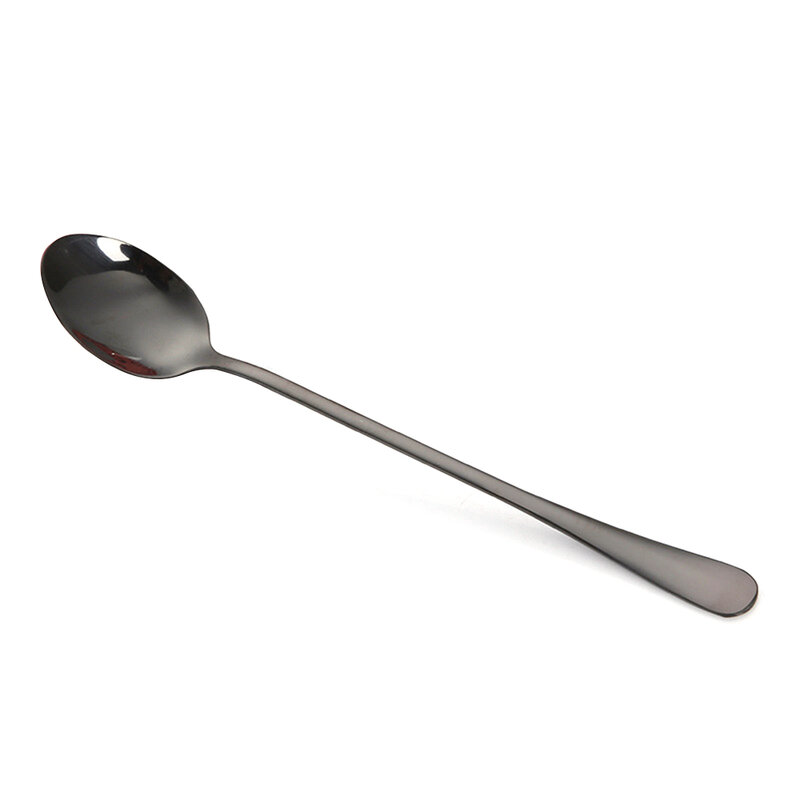 1/2/3PCS Stainless Steel Latte Long Tea Coffee Spoon Soda Ice Cream Dessert Sundae Spoons
