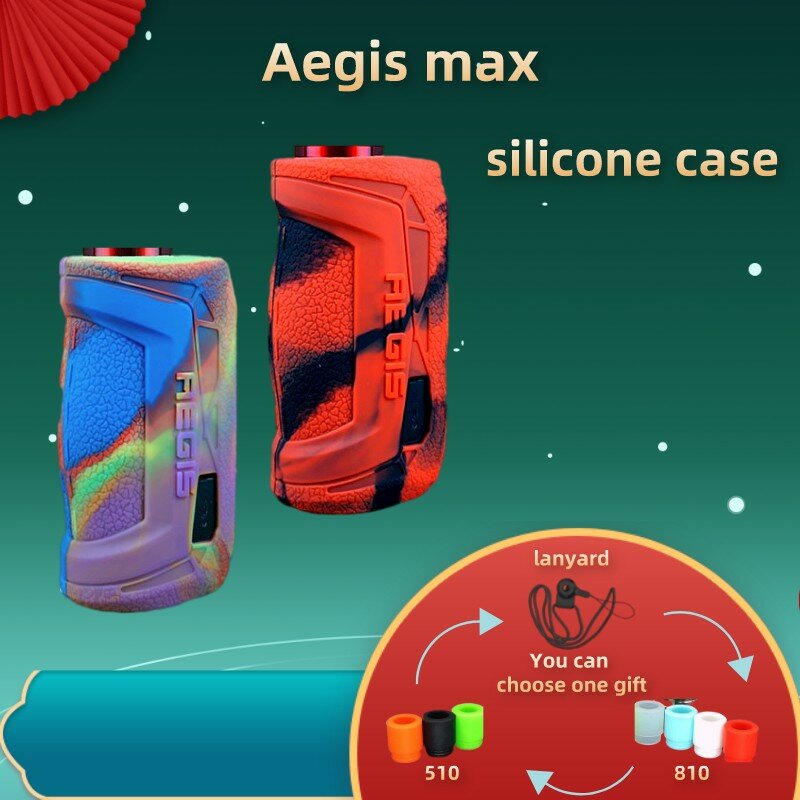 Nieuwe Siliconen Case Voor Aegis Max Beschermende Zachte Rubber Mouwen Shield Wrap Skin Shell 1 Pcs