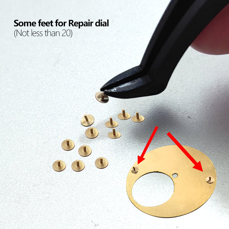 DIY Dial tourbillon spessore 0.5mm diametro 34.5mm vuoto disegnato a mano senza piede