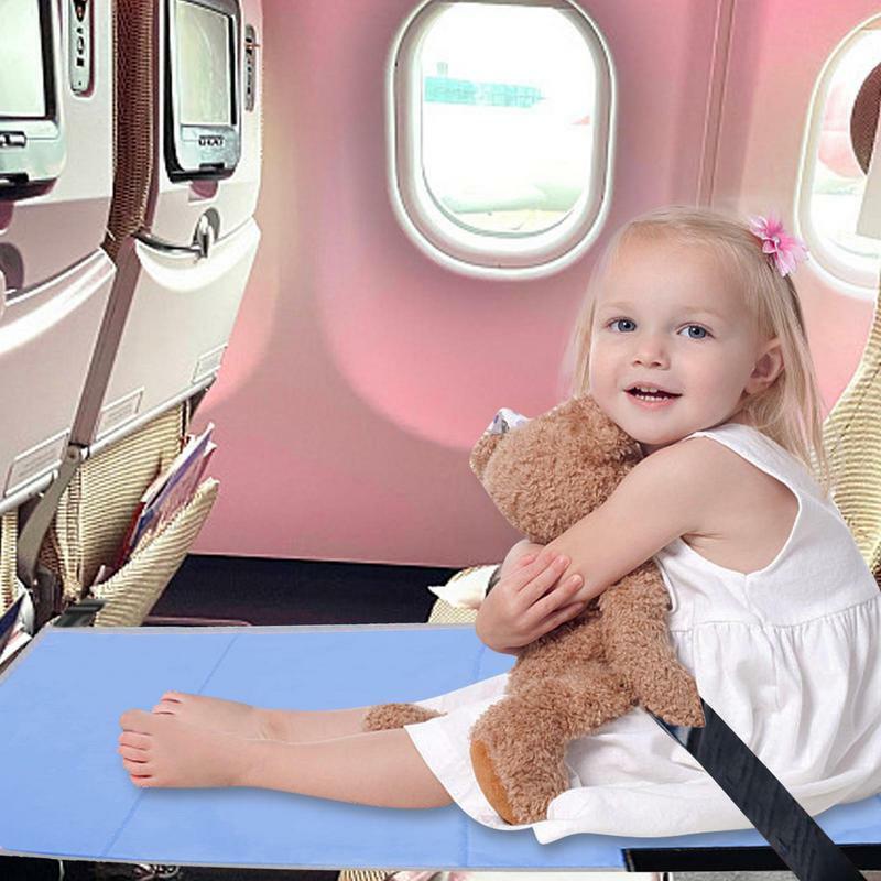 Kids Airplane Bed Travel Foot Rest For Airplane Flights Baby Travel Essentials Compact & Portable Airplane Seat Extender Foot