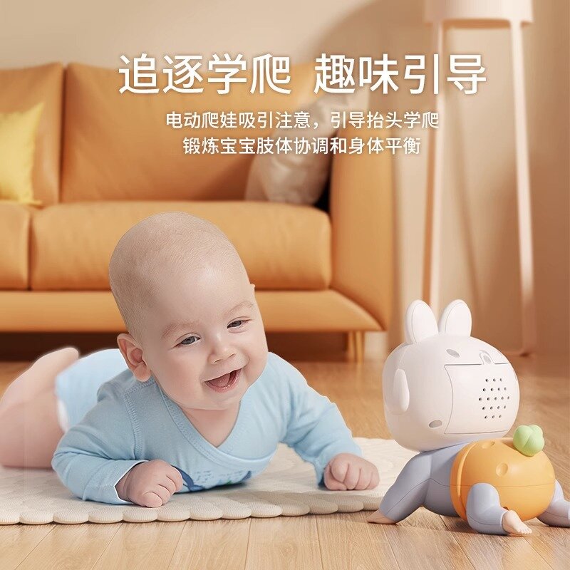 Herramienta de práctica de gateo para bebé recién nacido, juguetes de muñeca para gatear, Guía de Aprendizaje para gatear, 0 a 1 año