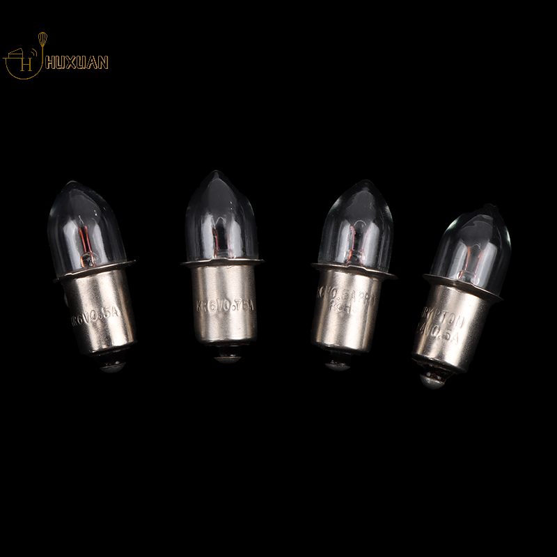 P13.5S Base Bulbs Old Style Flashlight 2.4V 3.6V 4.8V 6V 7.2V 0.4A 0.5A 0.75A Replacement Bulbs Torches Work Lamp