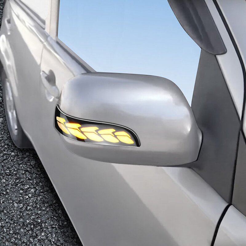 سيارة Led الجانب مرآة الضوء الأصفر المتدفقة أضواء LED بدوره إشارة ضوء ل Perodua Myvi 2005-2014 اكسسوارات السيارات