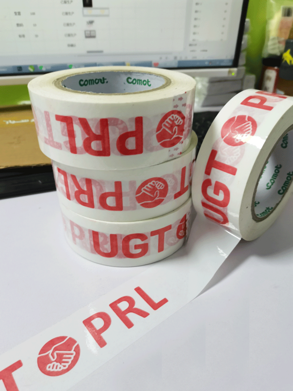 Personalize White Tape Custom Package Adhesive Tape