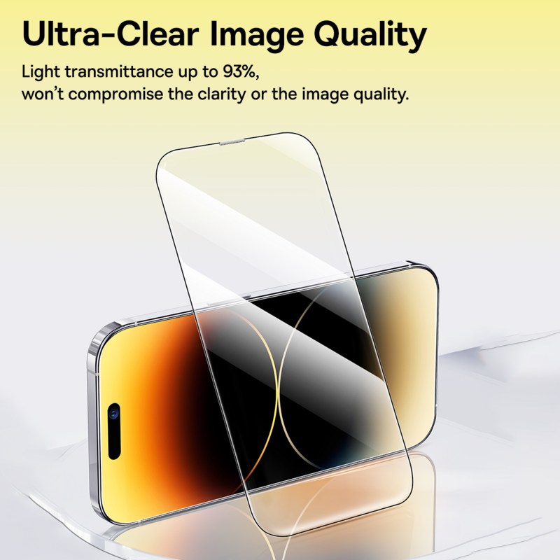 Baseus Displays chutz folie für iPhone 15 14 13 Pro Max Corning Glas Anti Spy Voll gehärtetes Glas Schutz für iPhone 15 Pro Plus