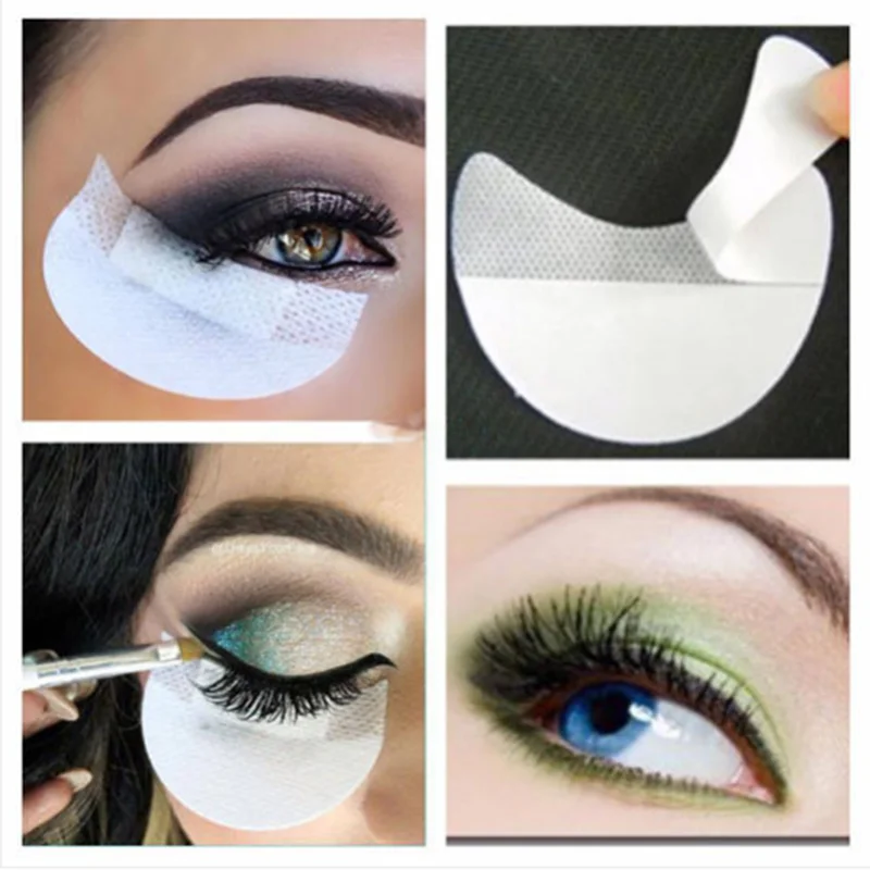 Stiker Eye Shadow instan, stiker isolasi Eyeshadow instan, alat Makeup Transfer bulu mata pemula