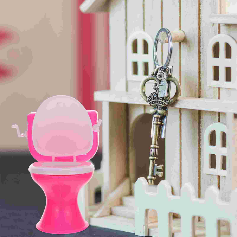Miniaturowe akcesoria toaletowa dla lalek zabawki dla dzieci miniatury meble udają zabawę