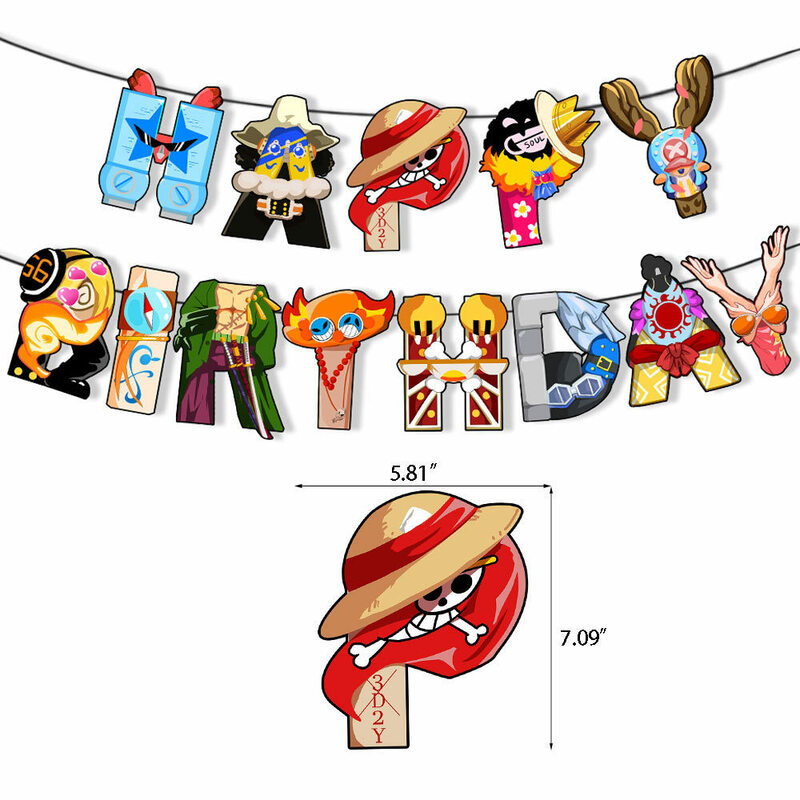 Conjunto de decoración de fiesta de cumpleaños de una pieza, combinación de bola de bandera de plantación de fiesta de pastel, caliente
