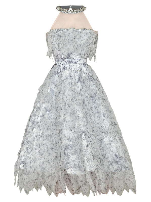 Nowa projektantka mody letnia sukienka damska luksusowa diamentowa koraliki bez rękawów siateczka marszczona eleganckie przedsionki