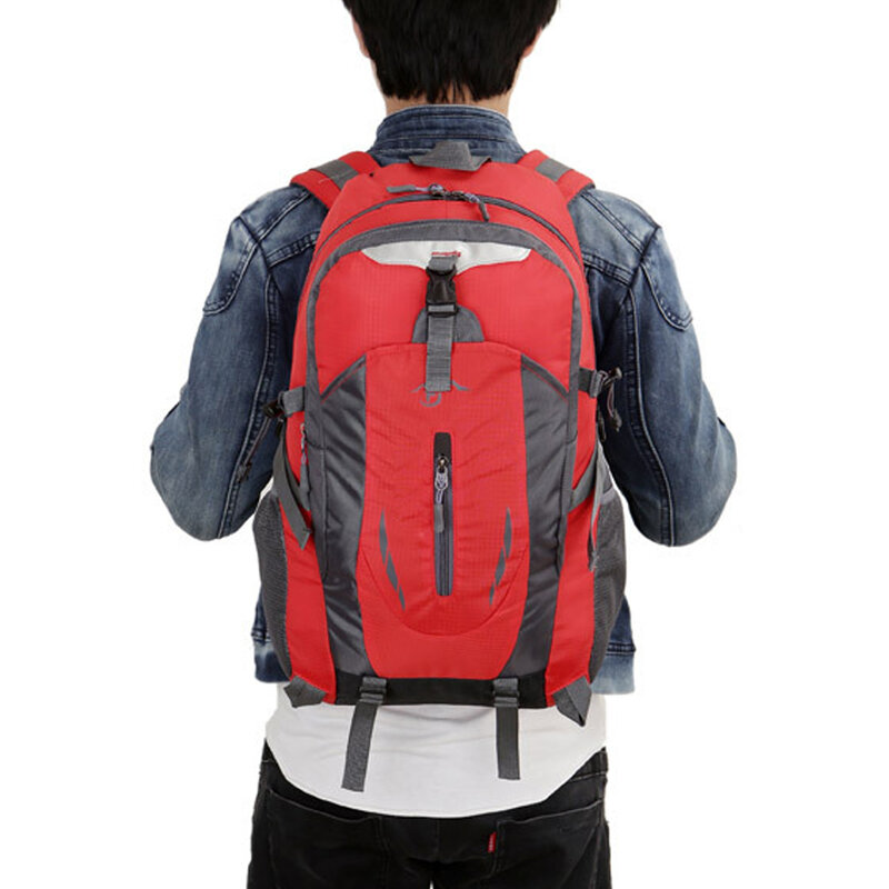 Mochila de Nylon impermeável para homens, saco de viagem de grande capacidade, caminhadas, camping, montanhismo, sacos de pesca, novo