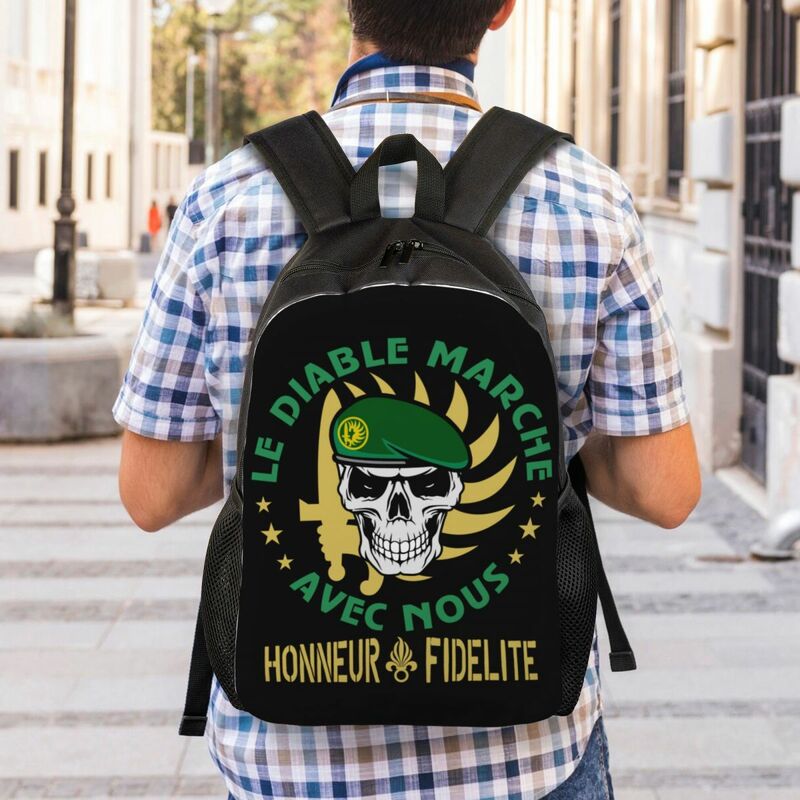 Etrangere mochilas de Legión extranjero personalizadas para hombres y mujeres, resistente al agua, escuela, universidad, Francia, bolsa militar, bolsa de libros impresa