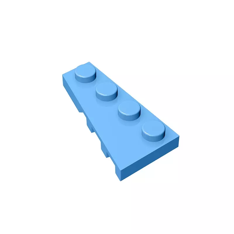 Wedge Plate 4x2 Esquerda Compatível com Blocos de Montagem Lego, Técnico DIY, GDS-548, 41770