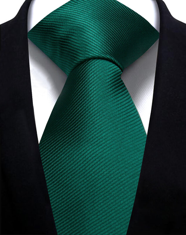 Dasi warna polos klasik untuk pria, dasi leher bisnis lebar 7.5cm dasi pengantin pria Gravata