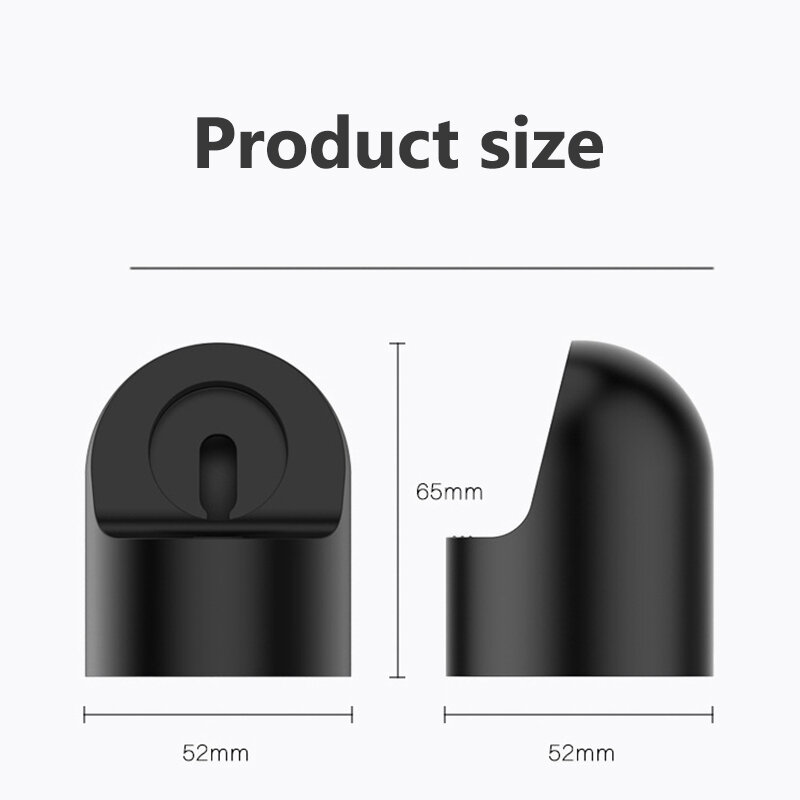 Silicone Charger Stand for Apple Watch Series 7 6 5 4 3 2 SE Bracket iWatch Night Dock Charging Desktop Holder
