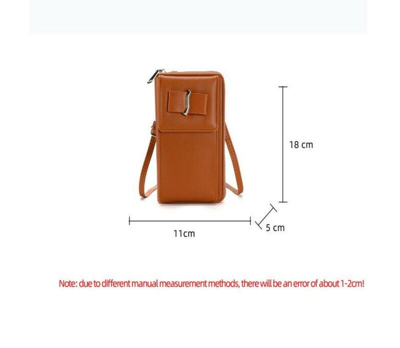 Damskie torebki ze skóry PU wielofunkcyjna duża pojemność torby na ramię modne torby Crossbody dla pań torebka na telefon