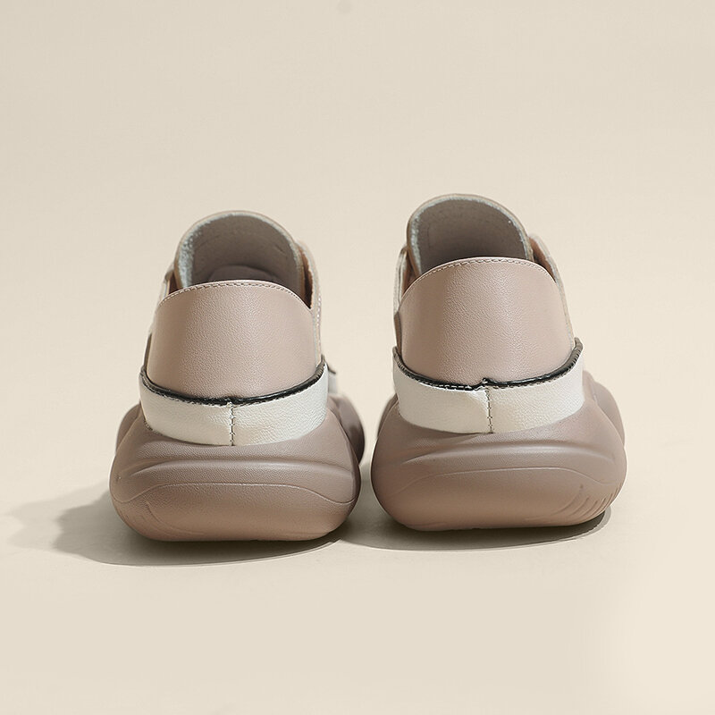 أحذية رياضية نسائية موضة رأس مستديرة للمرأة أحذية رياضية 2022 منصة حذاء كاجوال دانتيل أحذية نسائية Zapatos De Mujer