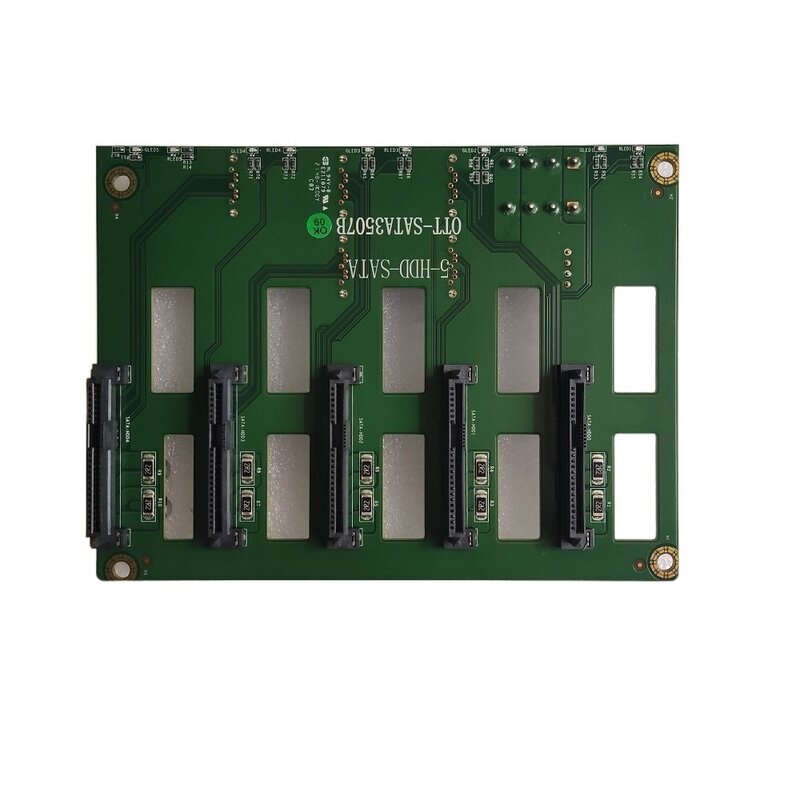 SATA Connector 5 Hard Disk Interface Circuit Board, N1 Chassis Acessórios, Backplane, Novo