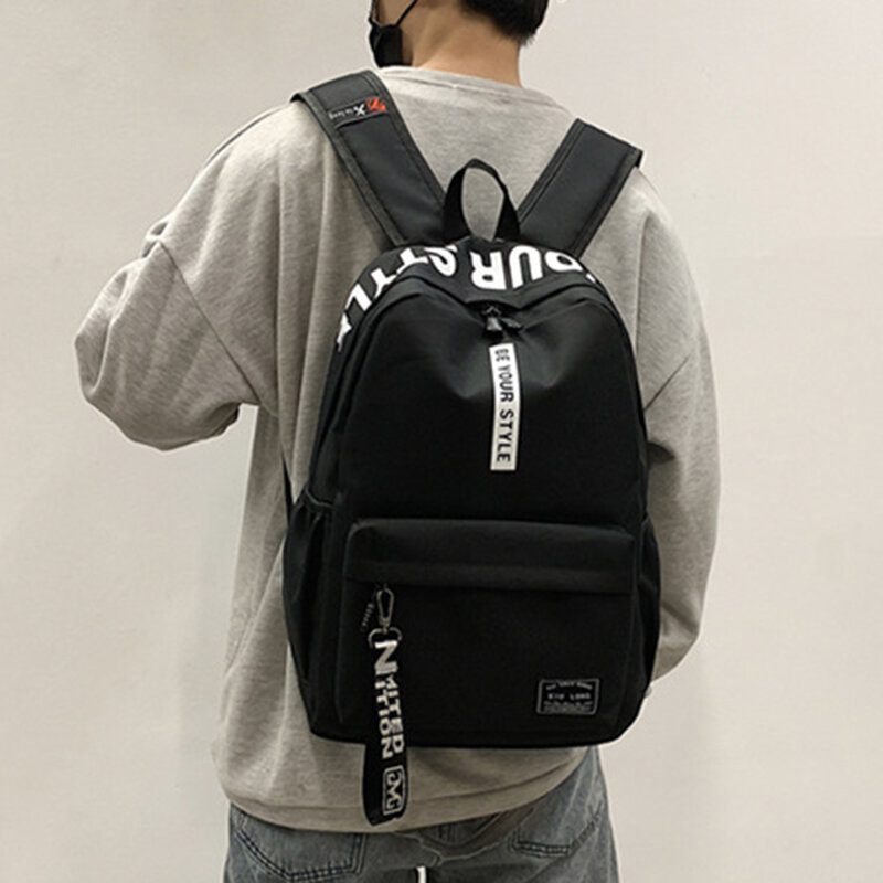 Школьный ранец черного цвета, вместительный рюкзак для учеников, дорожные сумки для хранения, удобный рюкзак для защиты компьютера, сумки для альпинизма