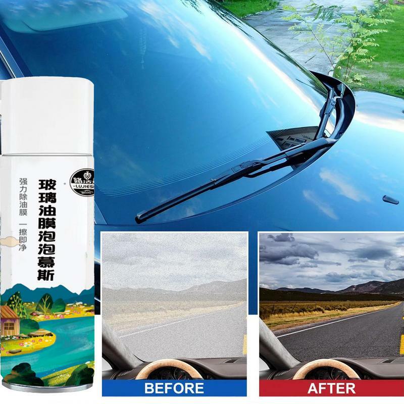 Car Glass Oil Film Remover Car Glass Oil Window Cleaner 300ml Glass Care Products All-Purpose Cleaners Windshield Cleaner