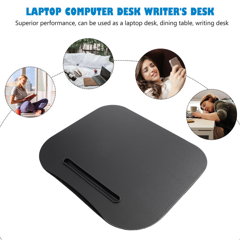 Lap Desk Portable Laptop Bed Desk Table Stand Tray Booster Cushion Support For Home Office Travel Sofa Writing Laptop Desk