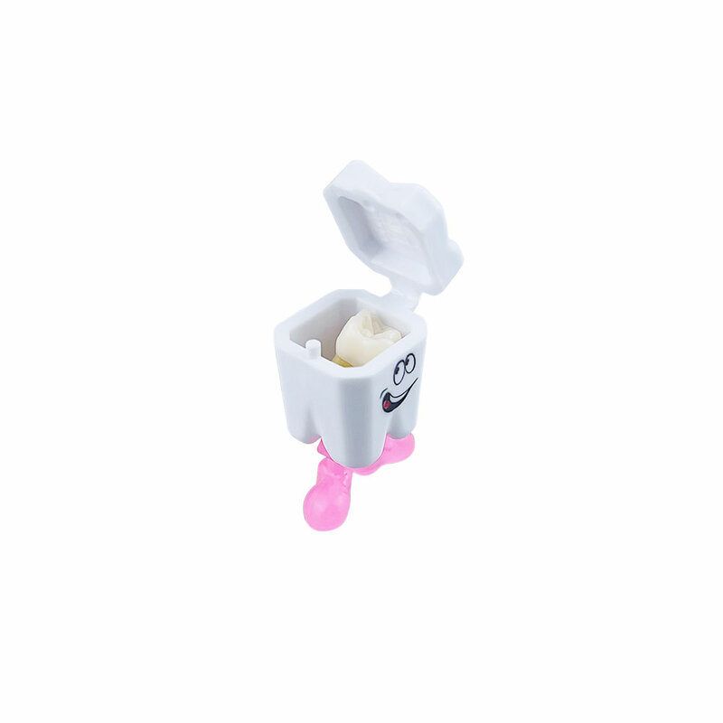 Caja de almacenamiento de dientes y dientes de bebé, bolsa de expresión de plástico, colección de Cox