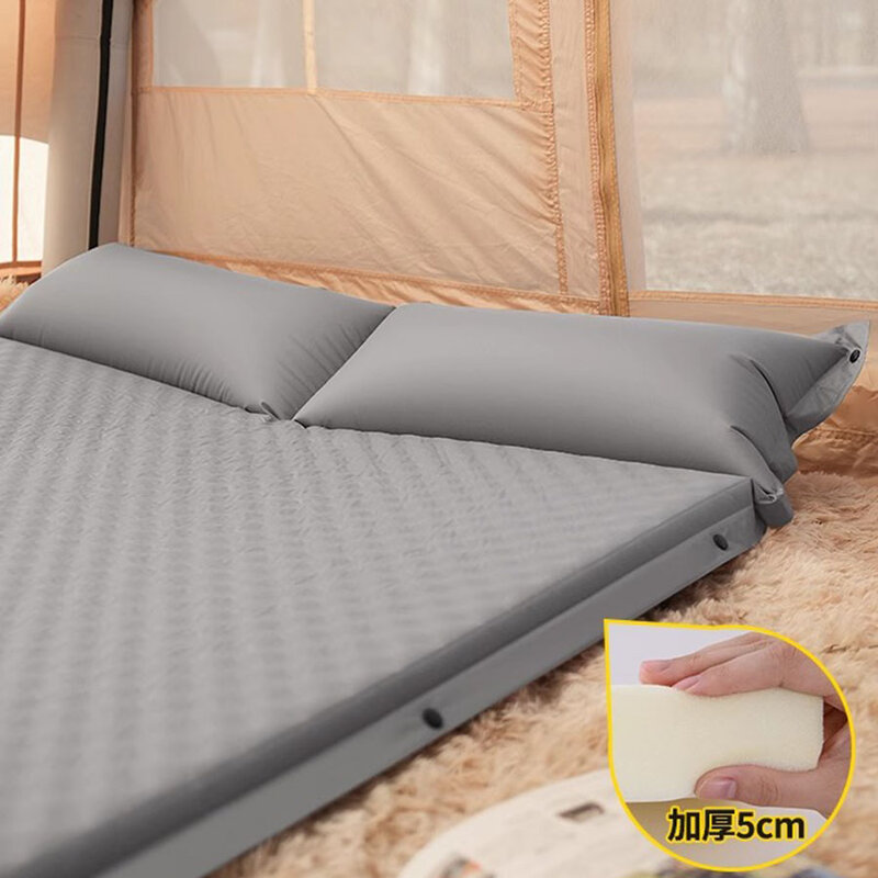 Sofá cama plegable para adultos y parejas, bolsa de aire para acampar, Convertible, inflable, para exteriores