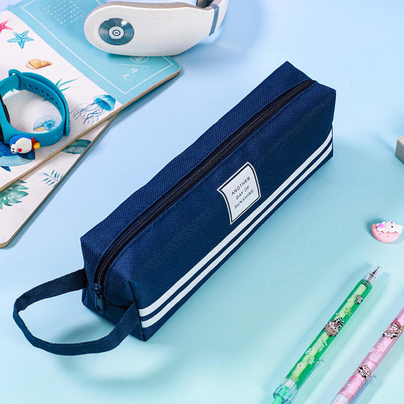 Oxford Zipper Pencil Case For Boy Girl Kawaii Pen Bag Stationery Organizer School Office Supplies Back To School Pencil Boxes