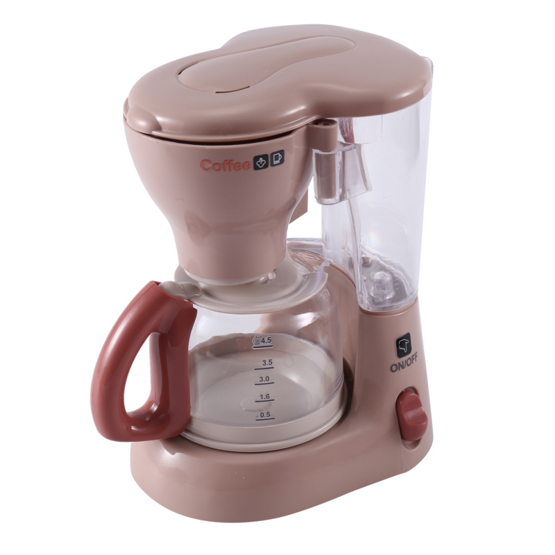 Máquina de café eléctrica de simulación para niños y niñas, electrodomésticos pequeños, juguetes de cocina, juego de YH129-2SE