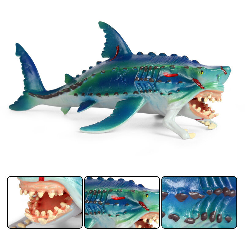 Simulação oceano animal modelo país das maravilhas monstro peixes mar monstro peixe tubarão pvc figura de ação coleção brinquedo presente das crianças