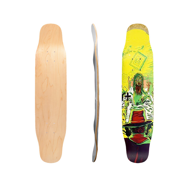 Benutzer definierte Longboard Decks Surf Skate elektrische Skateboard Deck