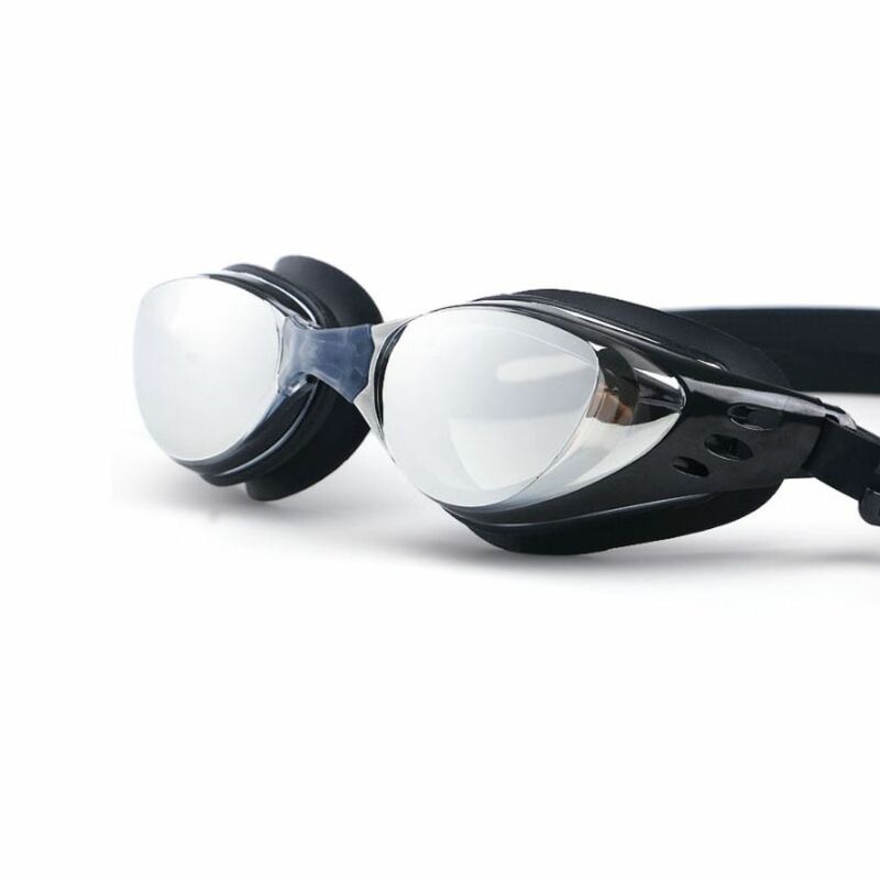 Anti-Fog-Linse Schwimm brille tragbare Anti-UV-verstellbare Schwimm brille Silikon wasserdichte Galvanik brille zum Schwimmen