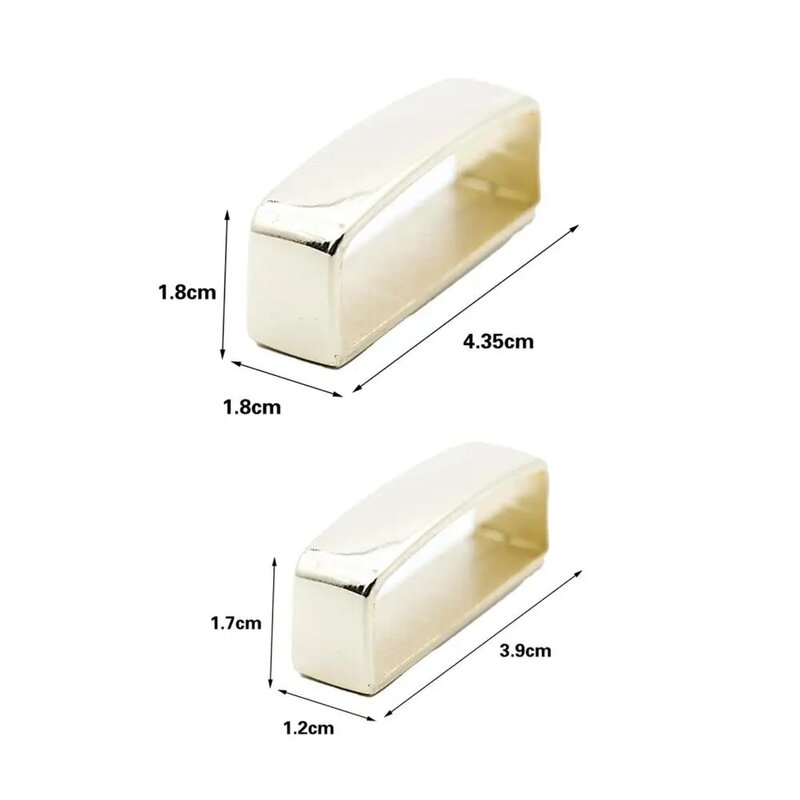 Sabuk gesper untuk 1.37 inci sabuk lebar sabuk logam penjaga bentuk D gesper untuk kulit buatan kerajinan tali tas aksesori pengganti
