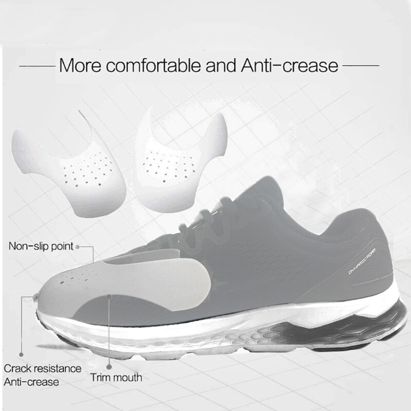 15Paires de protection de pli de chaussure aux baskets empêchent de froisser les chaussures de sport Tête Protection anti-pli Support Dropshiping en gros