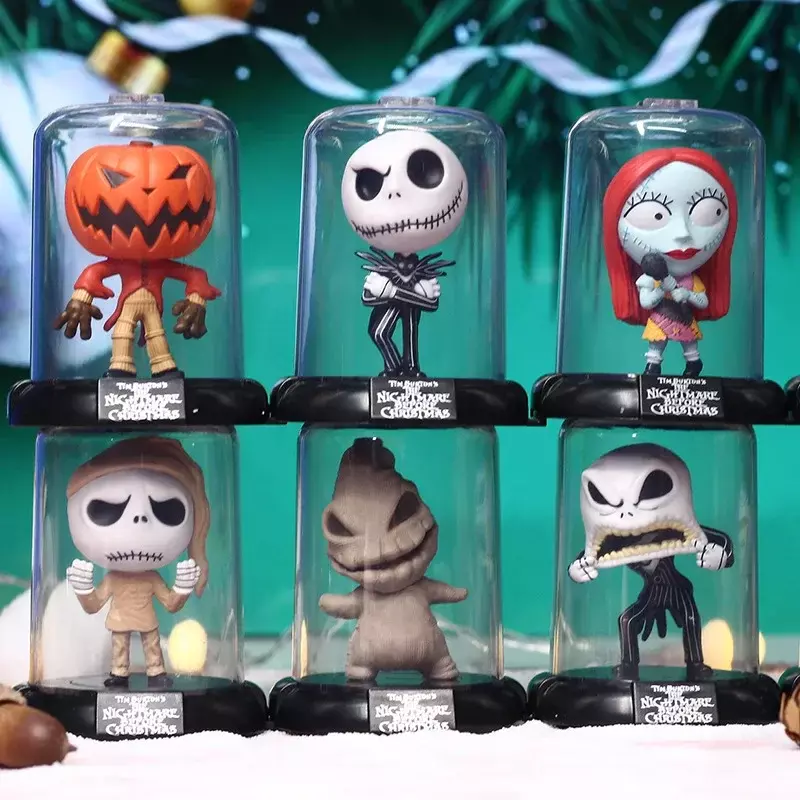 Disney-The Nightmare Before Christmas Blind Box, Action Figure, Mystery Toy Boxes, Sally, Jack Skellington