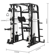 Halterofilismo Multi Function Power Rack, Smith máquina para treino corporal, atacado, comercial qualidade