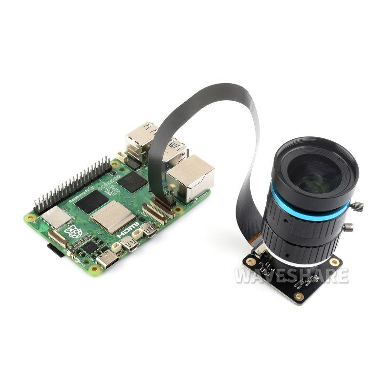 High Quality Camera for Raspberry Pi / Raspberry Pi Compute Module / Jetson Nano, 12.3MP IMX477 Sensor, High Sensitivity