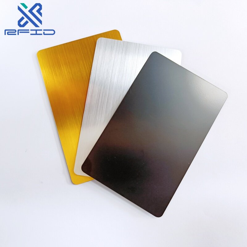 Customized    All production quality control 13.56MHz RFID Stainless Steel Metal Business NFC Metal Card