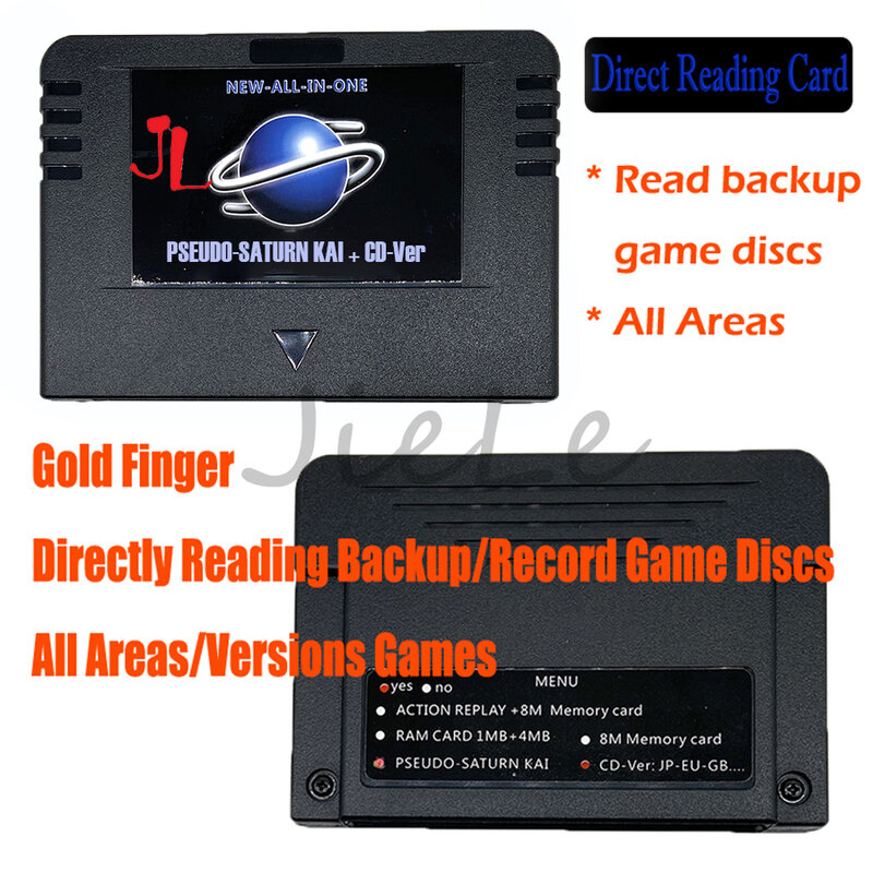 1ชิ้นใหม่ทั้งหมดในการ์ดเดียวสำหรับเกม Sega Saturn Pseudo-Saturn Kai 6.274 Pseudo-Kai การ์ดแอคชั่น replay, 4 MB RAM, หน่วยความจำ8 MB