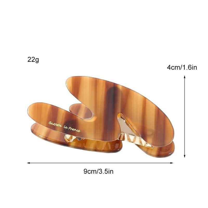 Fashion New  Acetic Acid Luxury Boutique Simple Geometric Striped Hairpin Barrettes for Women Girl Accessories Headwear