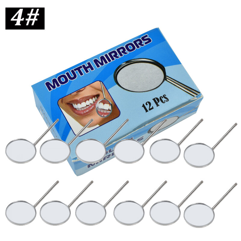 歯科用反射ミラー,口腔ケア装置,12ピース/箱