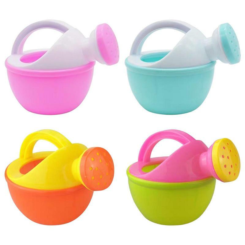 1PCS Baby Bath Toy Colorful Plastic Watering Can Watering Pot Beach Toy Play Sand Shower Bath Toy For Children Kids Gift