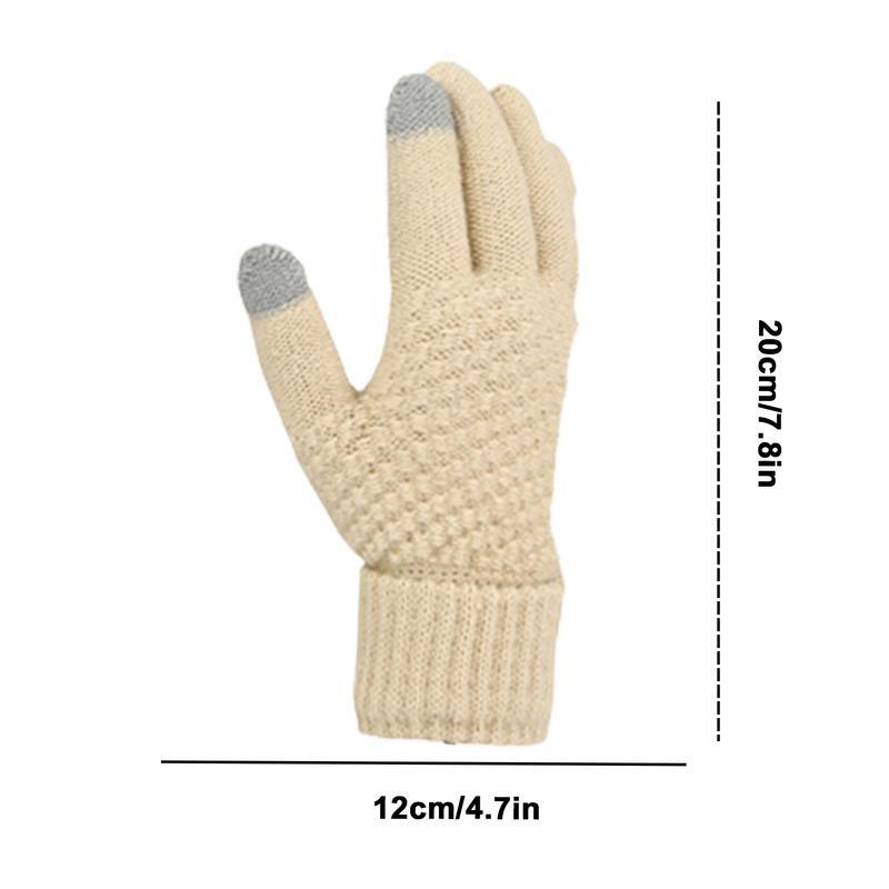 Heated Gloves For Men Velvet USB Heating Mittens Touchscreen Winter Hands Warm Gloves For Males Men Females Women