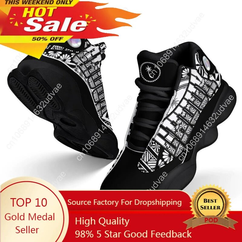 Sneakers polinesia Design di lusso personalizzato stile tribale scarpe da corsa sportive ragazzi squadra da uomo Logo personalizzato Sneakers