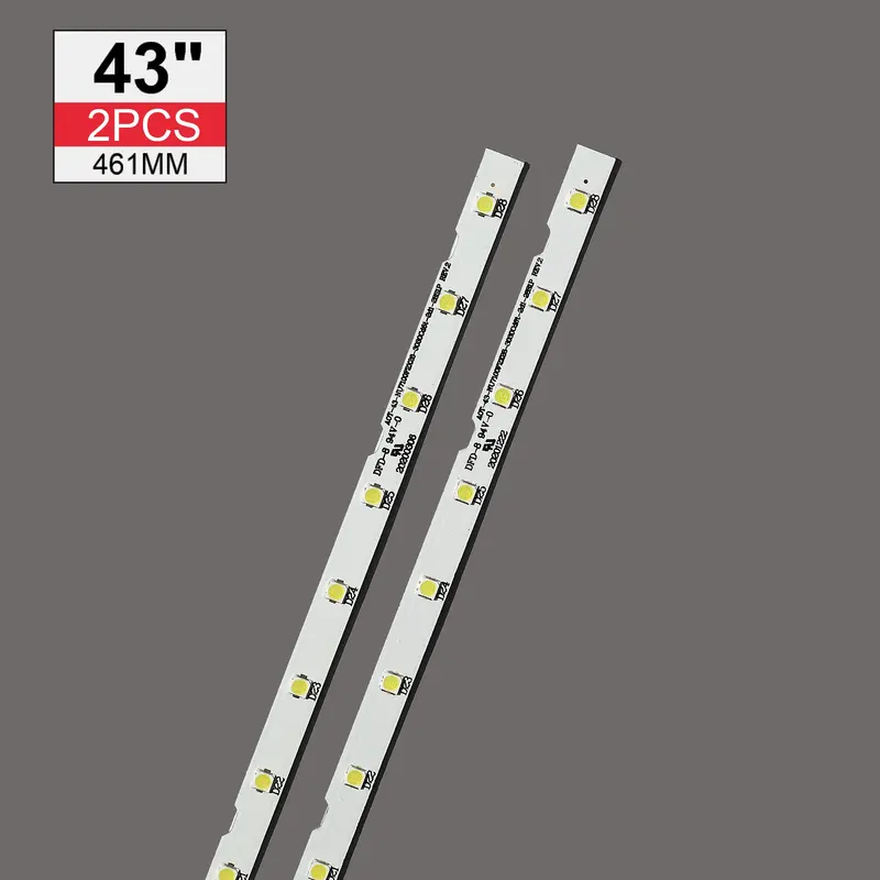 LED backlight strip(2) for Samsung 43NU7100 UE43NU7100 UN43NU7100 UE43NU7100U AOT_43_NU7100F UE43NU7120U UE43NU7170U BN96-45954