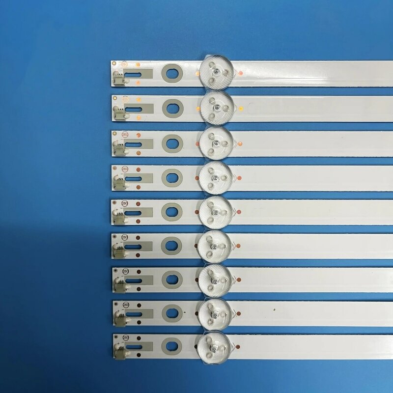9 Pçs/lote tira retroiluminação LED para 49U5070 49BDL3056Q K490WDC1 A2 4708-K49WDC-A2213N01 5 lâmpadas 4708-K49WDC-A3113N01